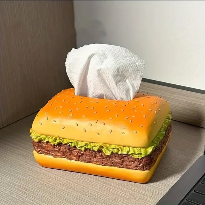 ð¥Last Day Promotion - 49%OFFð¥Funny Hamburger Tissue Box