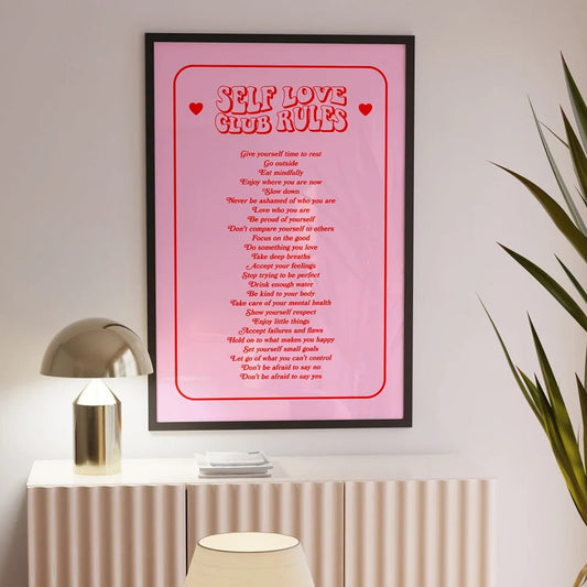 Self Love Quote Poster