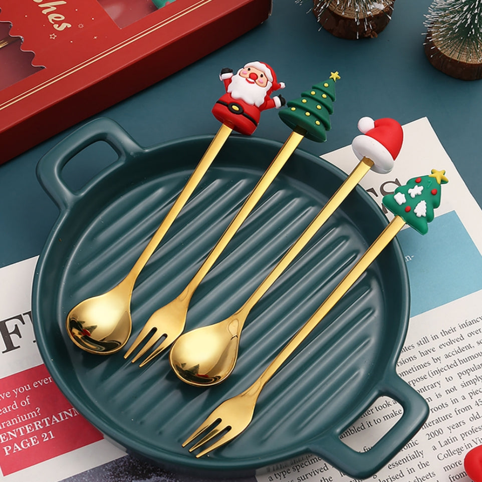 🎄Christmas Promotion 🔥 Christmas Cutlery Set🍴🥄