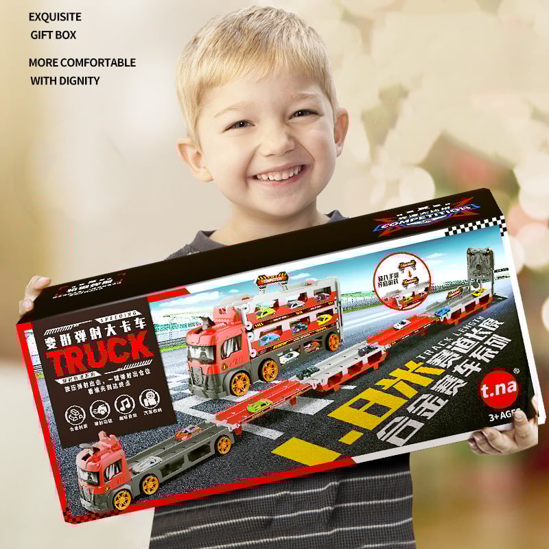 Catapulting Racing Track with Cars