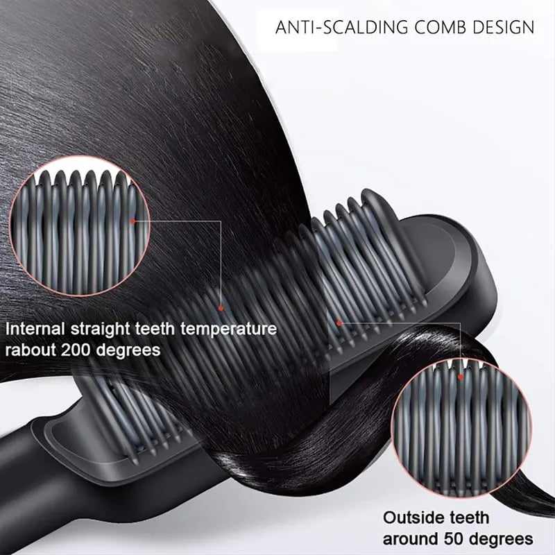 Negative Ion Hair Straightener Styling Comb💇‍♀
