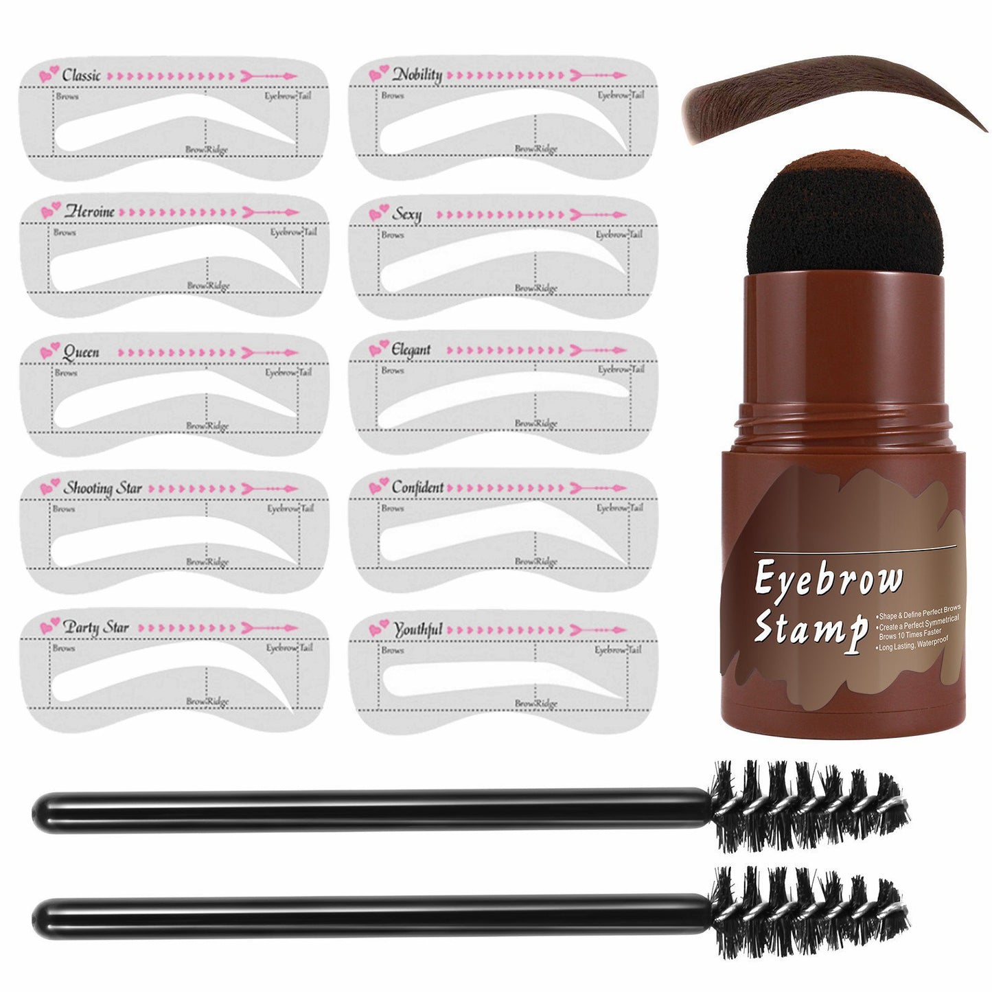 🔥Perfect Brows Stencil & Stamp Kit