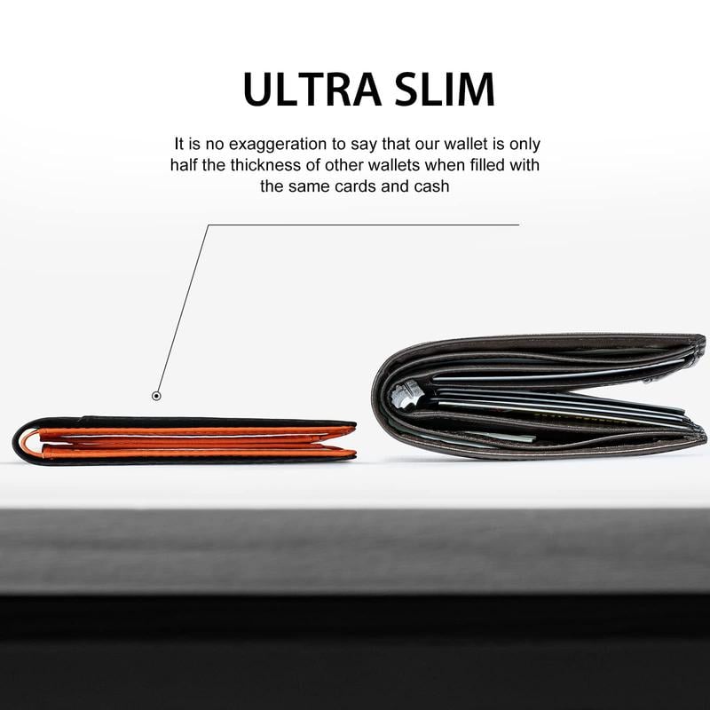 🔥Mens Slim Wallet RFID Blocking🔥