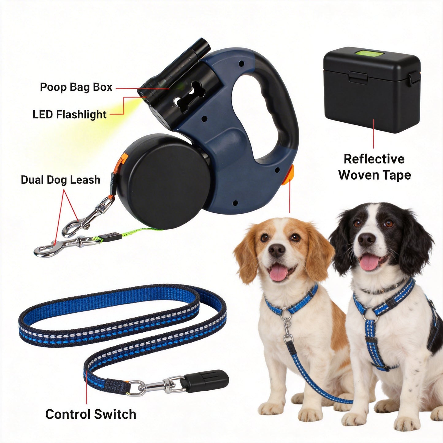 Double Dog Leash