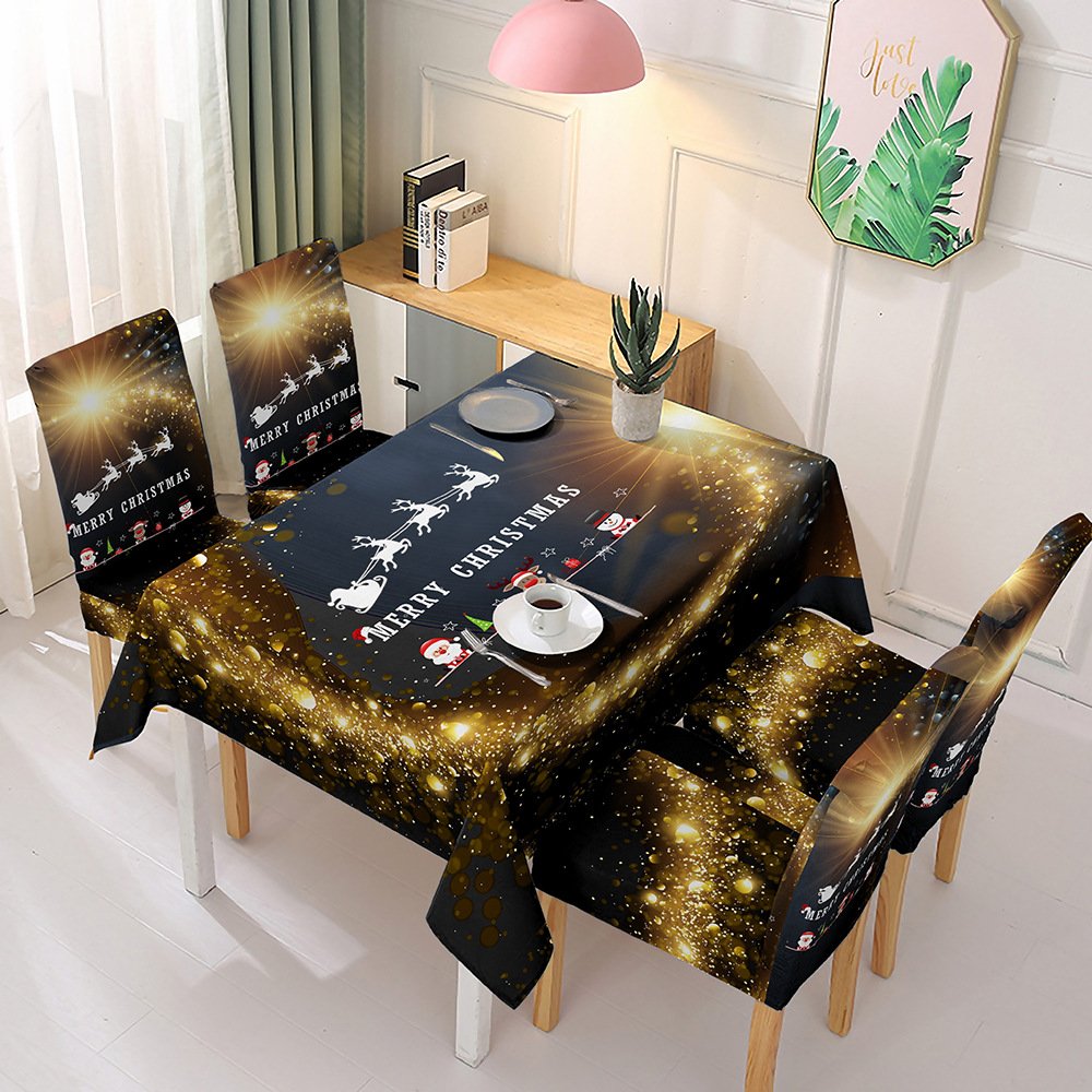 🎅Holiday Promotion 60% Off - Christmas Tablecloth Chair Cover Decoration