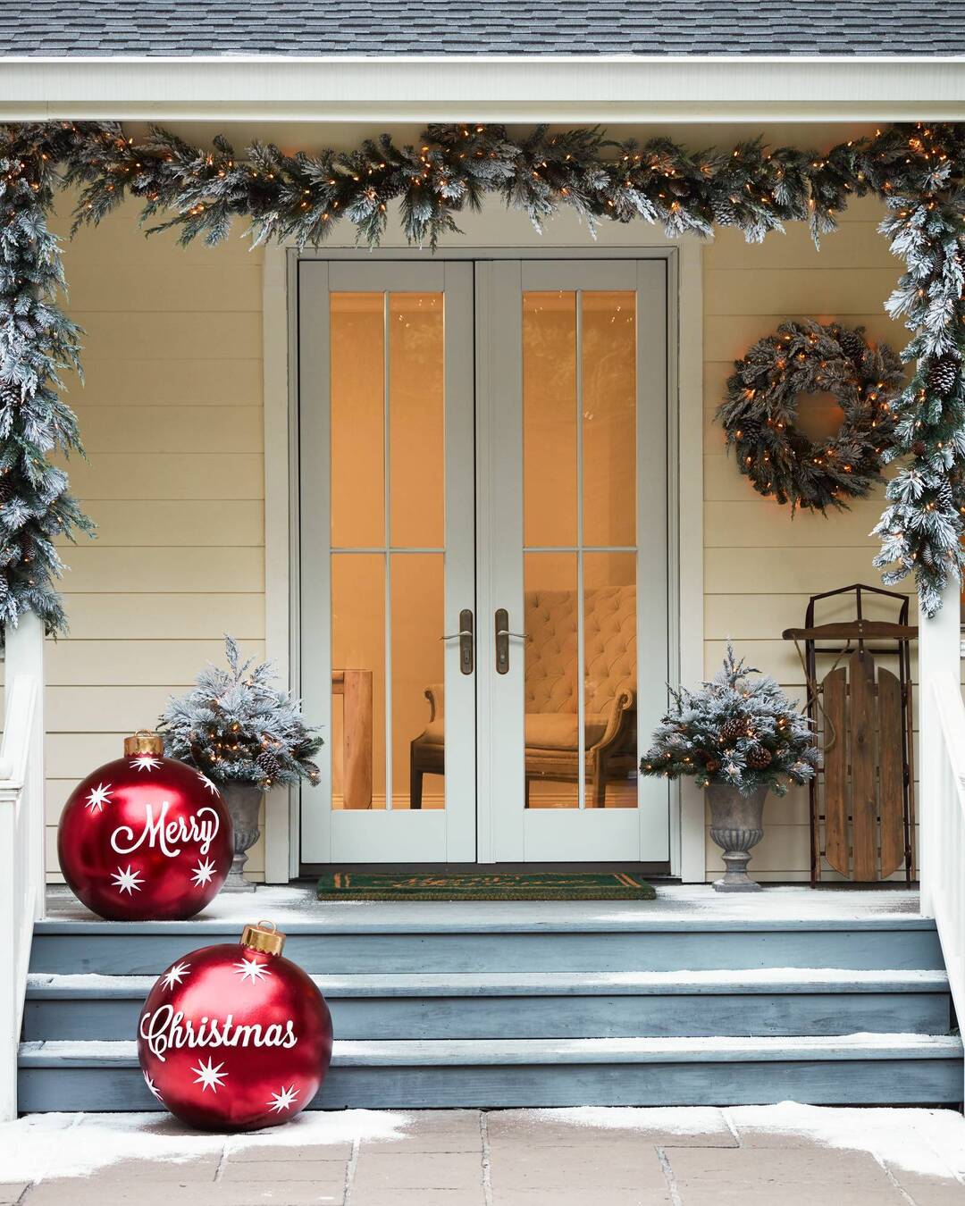 🎉Outdoor Christmas PVC inflatable Decorated Ball