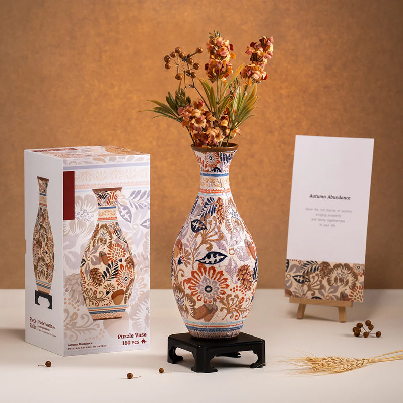 ✨3D Art Puzzle Vase 🌸 A Perfect Christmas Gift🎁