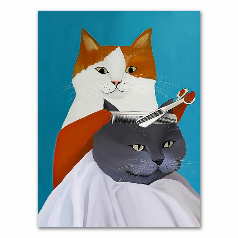 Cats Doing Things - Cat Artwork