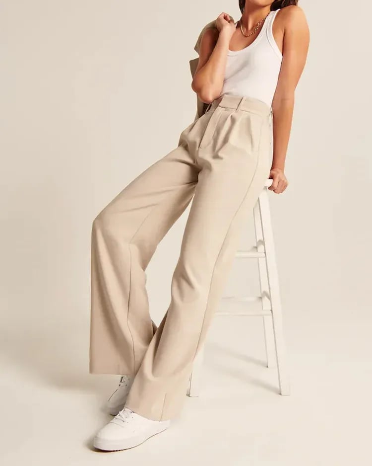 🔥Icy Lightweight Tailored Wide Leg Pants🎉BUY 2 GET EXTRA 10% OFF & FREE SHIPPING NOW!!!