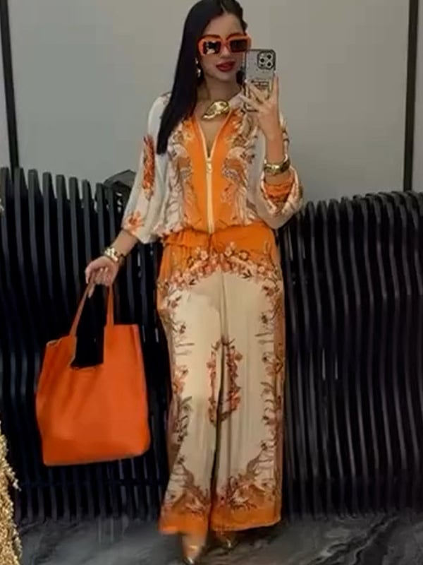 💕Limited Sale 49% OFF💕Women’s Elegant Zip-Up Two-Piece Set