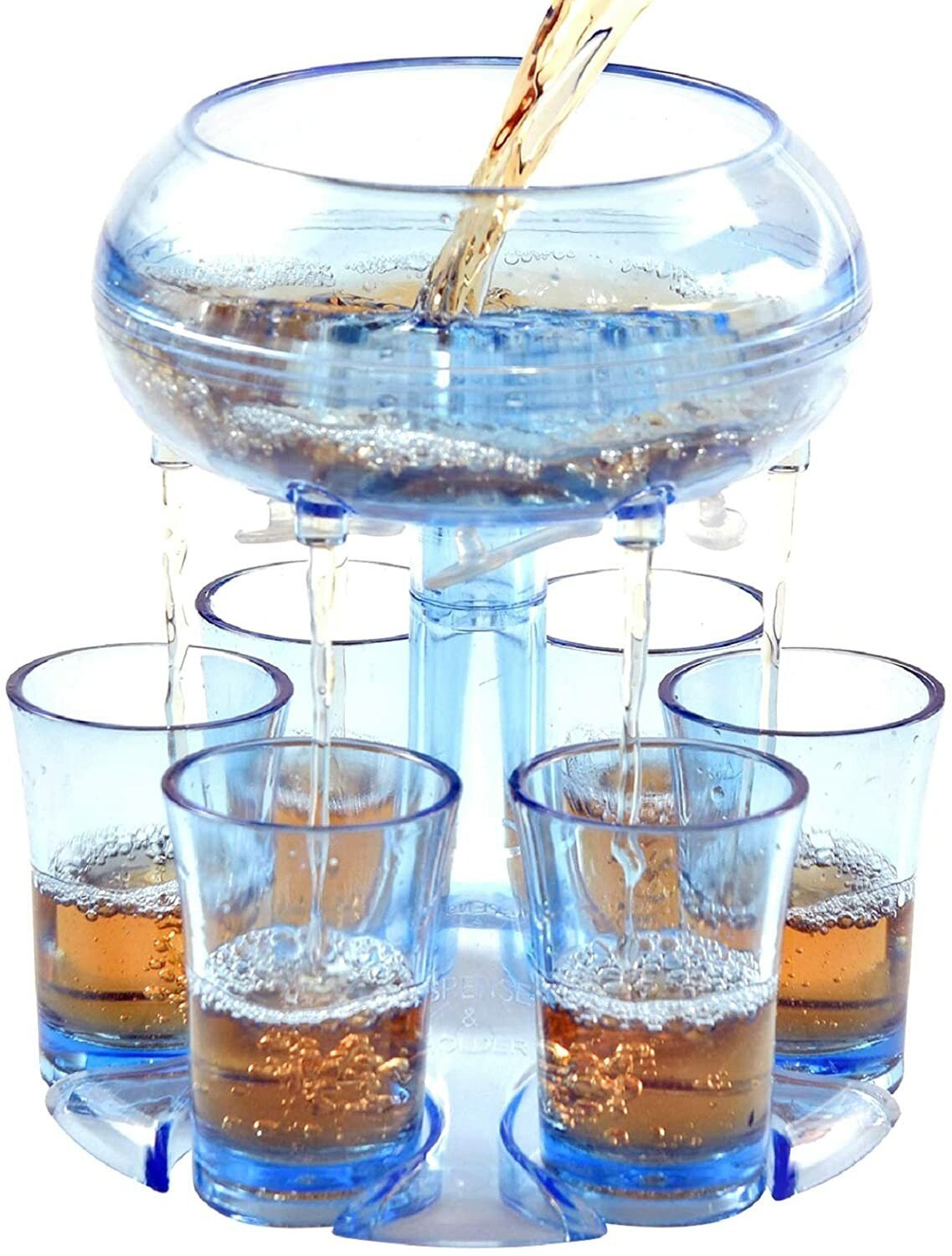 6 Shot Acrylic Beer Dispenser Holder