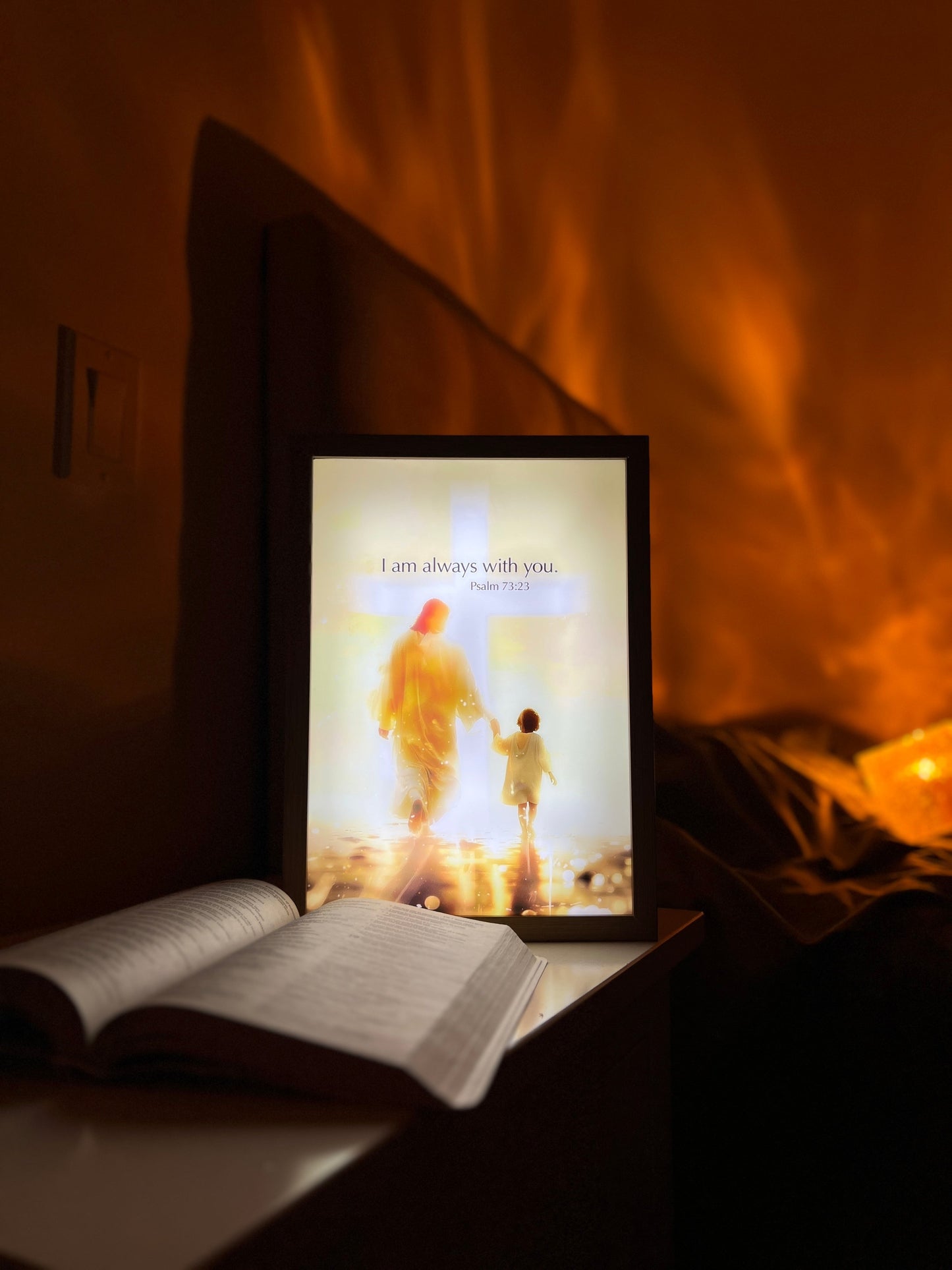 The Jesus Lamp( LED Painting Inspiring Jesus Painting Decorative Lights)