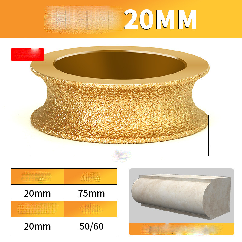 Edge diamond grinding wheel