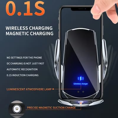 🎁2025 New Year Sale 49% OFF🔥15W Infrared Auto-sensing Wireless Fast Charging Car