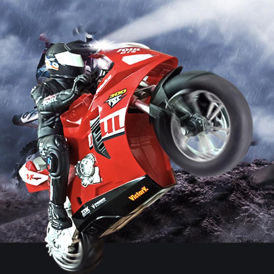 [Last day flash sale💥]1:6 Self-Balanced Standing Competitive Drift Remote Control Motorcycle Stunt Racing