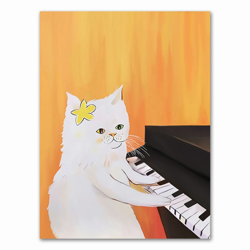 Cats Doing Things - Cat Artwork