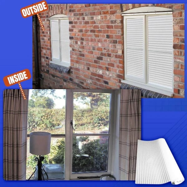 🎁One-Way Imitation Blinds Privacy Window Cover