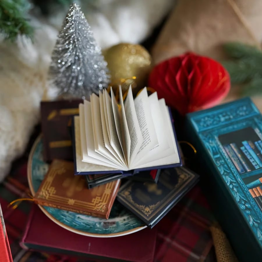 Mini Book Ornament Advent Calendar💗