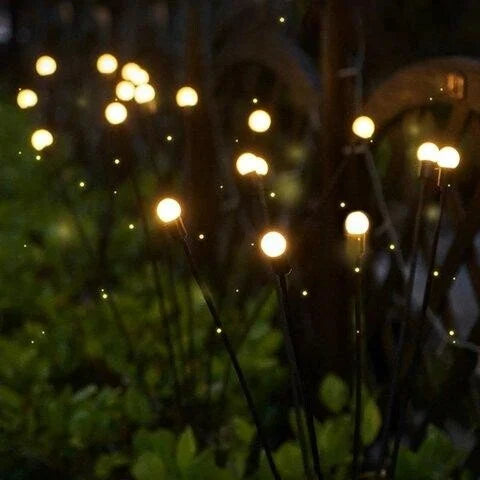 (garden-upgrade)Starburst Swaying Solar Garden Lights