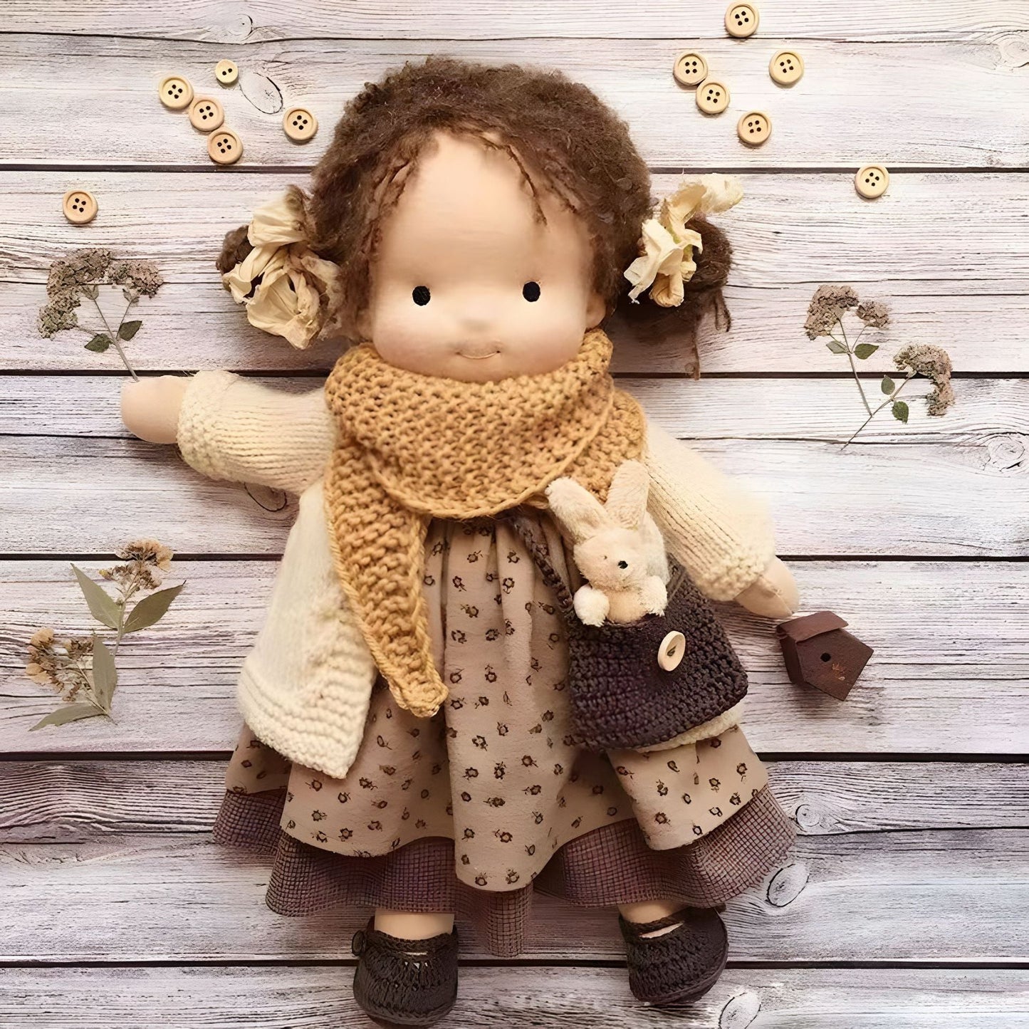 ALL🎁🎁The Best Gift for Kids-Handmade Waldorf Doll👧(Buy2 Free Shipping)