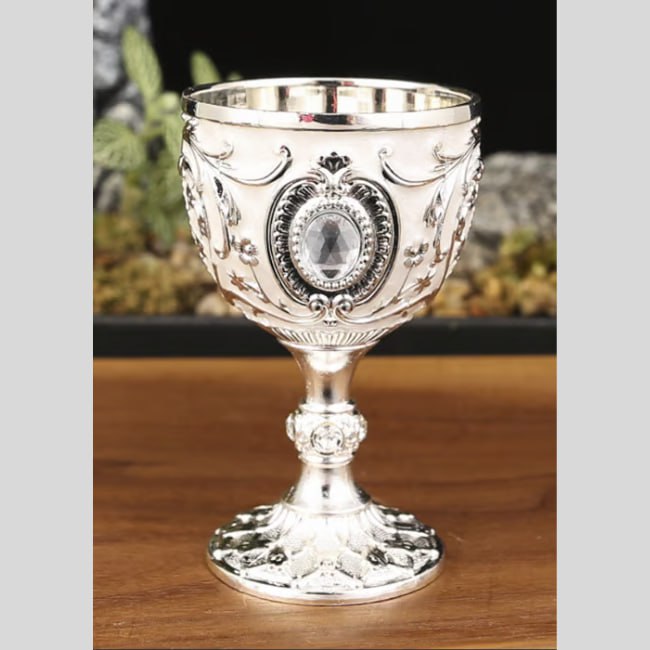 Vintage Metal Wine Cups