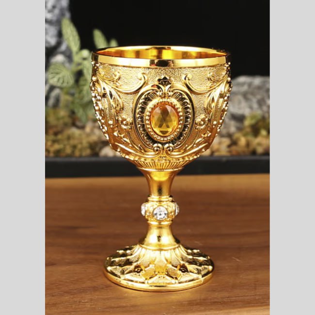 Vintage Metal Wine Cups