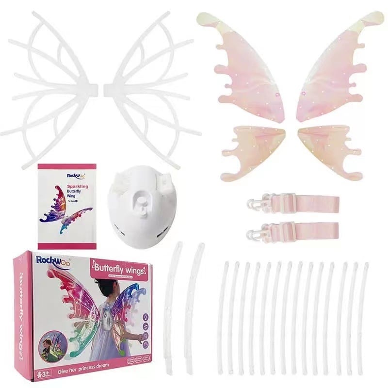 🦋🧚‍♀Electric Butterfly Elf Wings with Glowing Lights