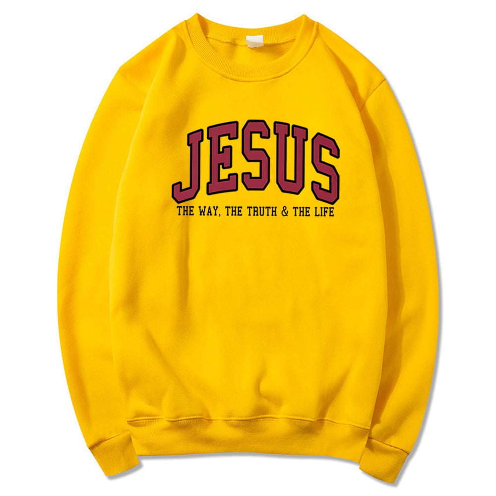 Christian Jesus Faith Crew-Neck Sweatshirt