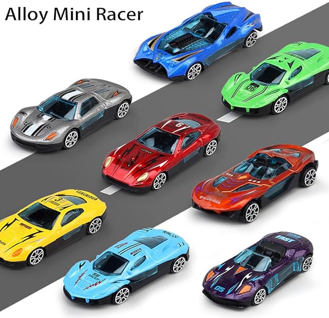 Catapulting Racing Track with Cars