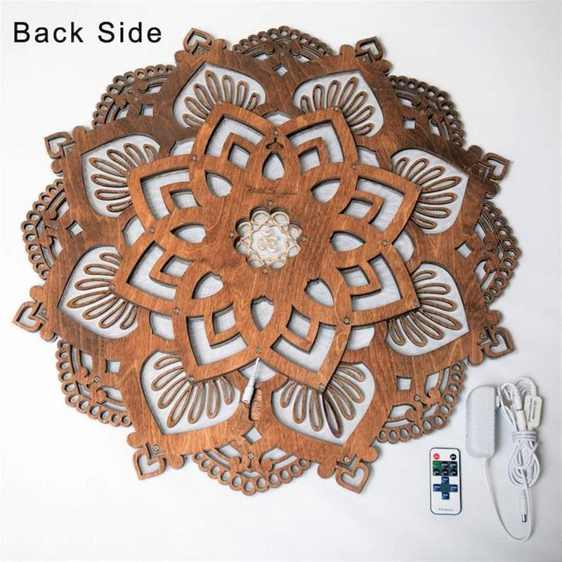 Mandala Yoga Room Night Light LED