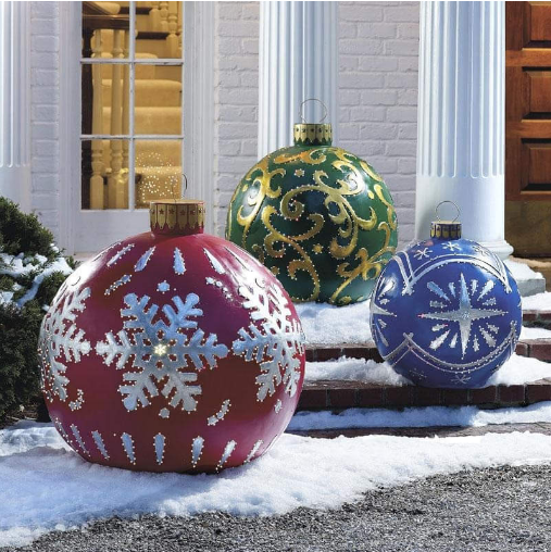 Outdoor Christmas PVC inflatable Decorated Ball🎉Christmas pre-sale 50% off