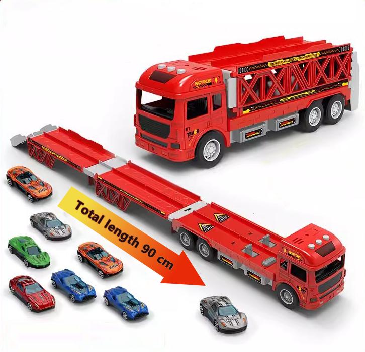 Catapulting Racing Track with Cars