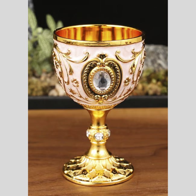 Vintage Metal Wine Cups