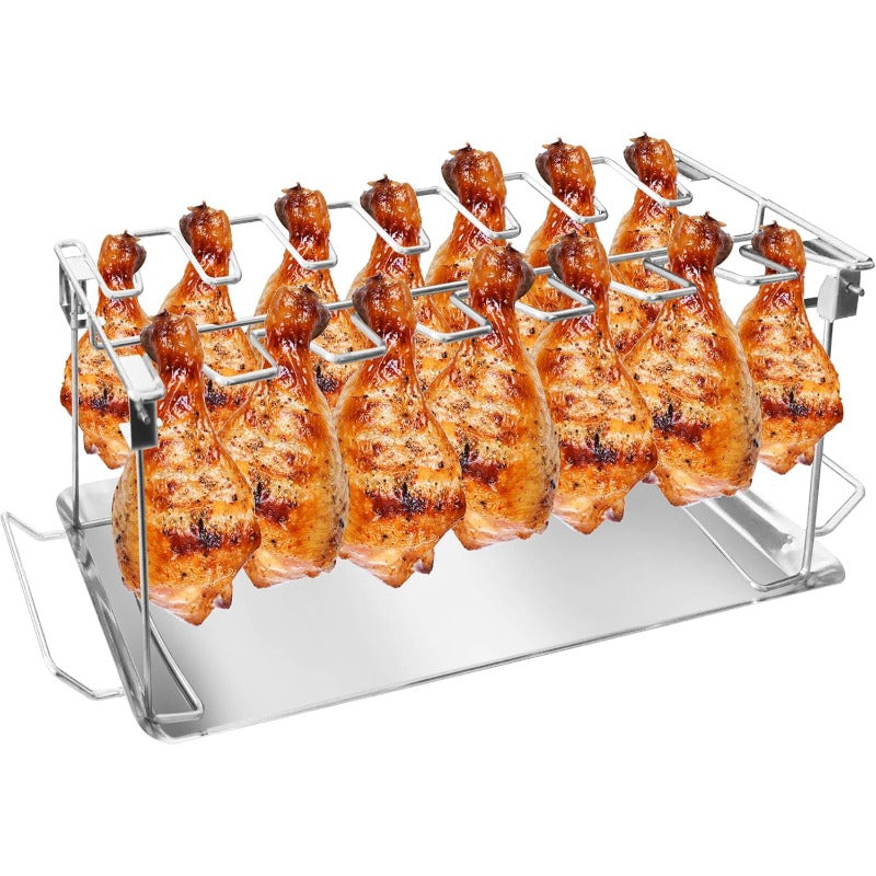 50% Off – Stainless Steel Chicken Leg Rack