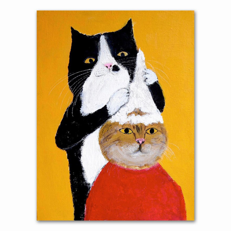 Cats Doing Things - Cat Artwork