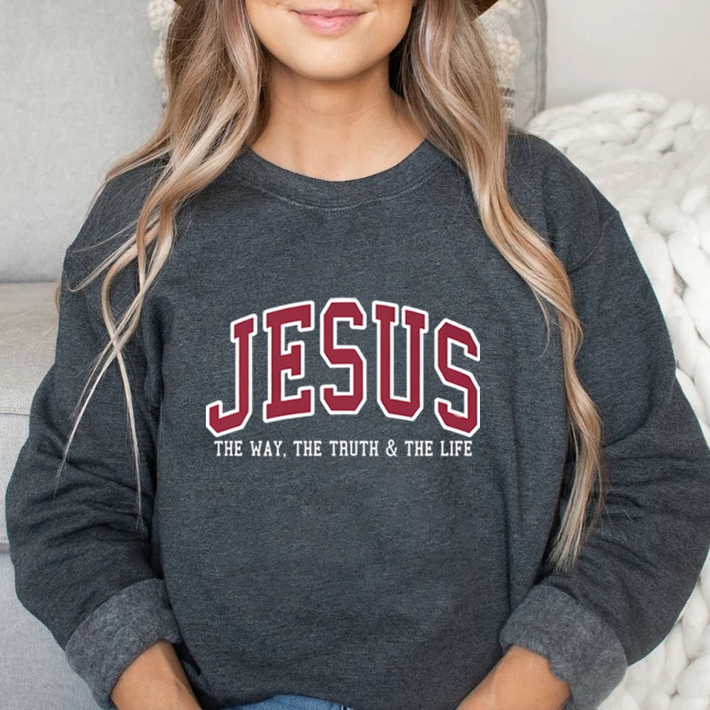 Christian Jesus Faith Crew-Neck Sweatshirt