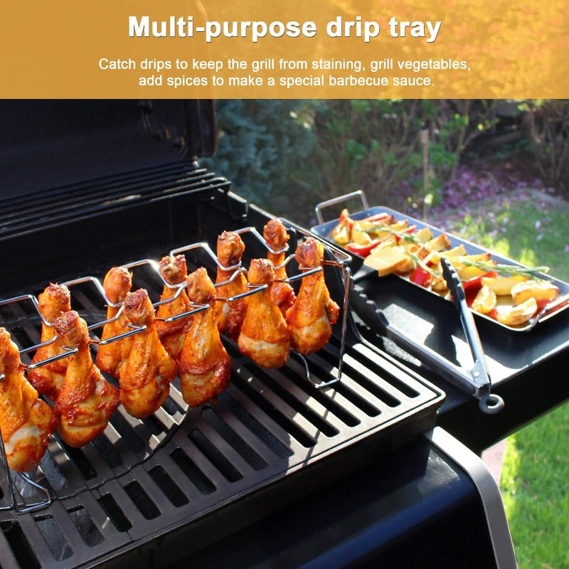 50% Off – Stainless Steel Chicken Leg Rack