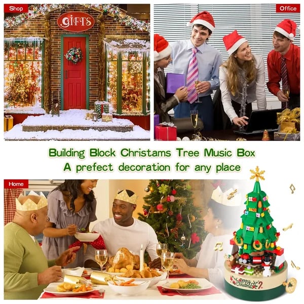 🎄Early Christmas Sales 49% OFF—— Christmas tree brick music box🎵