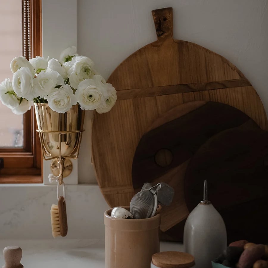 🌷Handcrafted Opal Wall Vessel