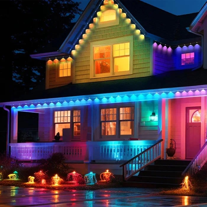 🎅 Early Christmas 49%OFF - Smart Rainbow LED Permanent Outdoor Light - Smart light 🎁