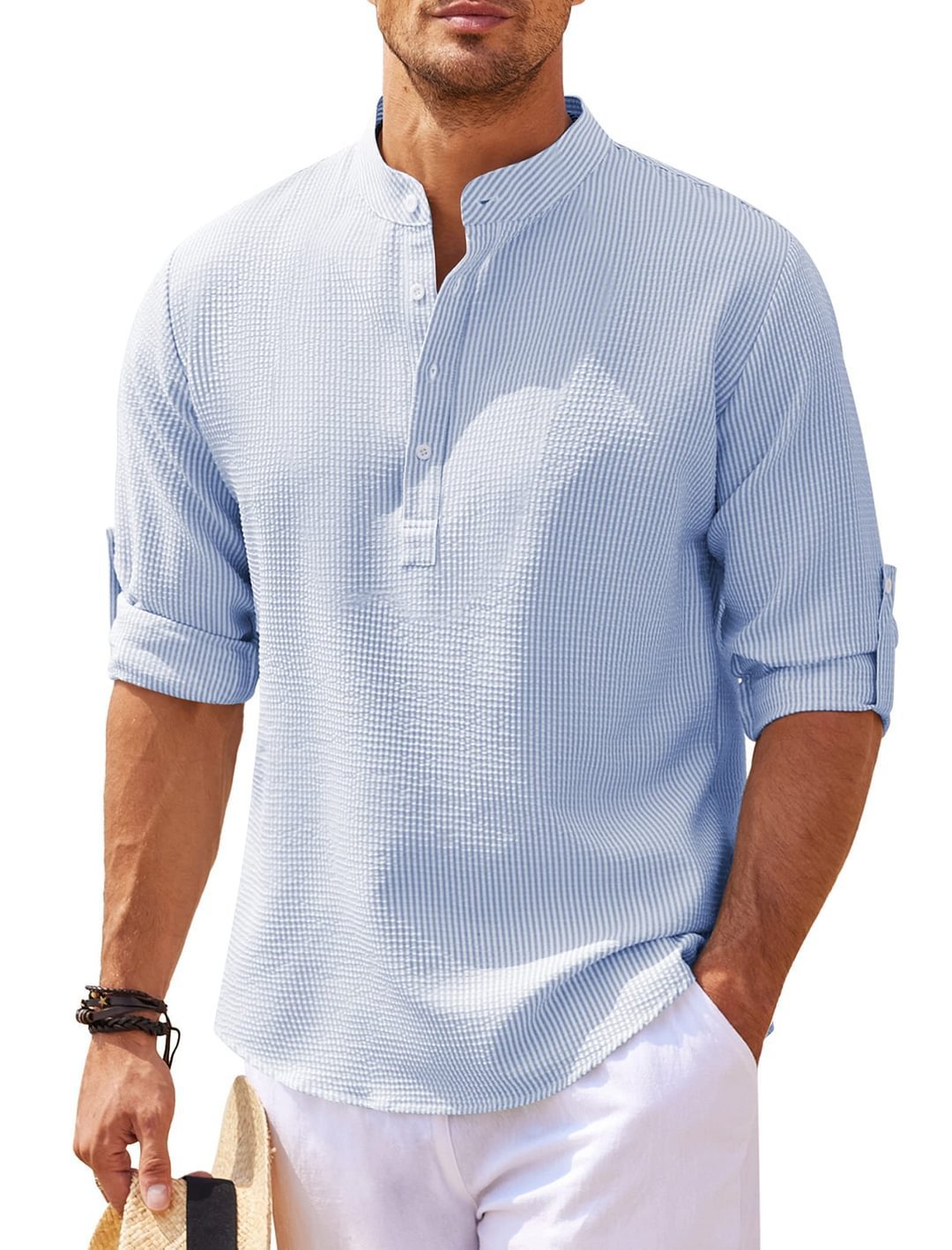 🎁Men's Casual Cotton Shirt  Ultimate Comfort and Style🔥-BUY 2 FREE SHIPPING