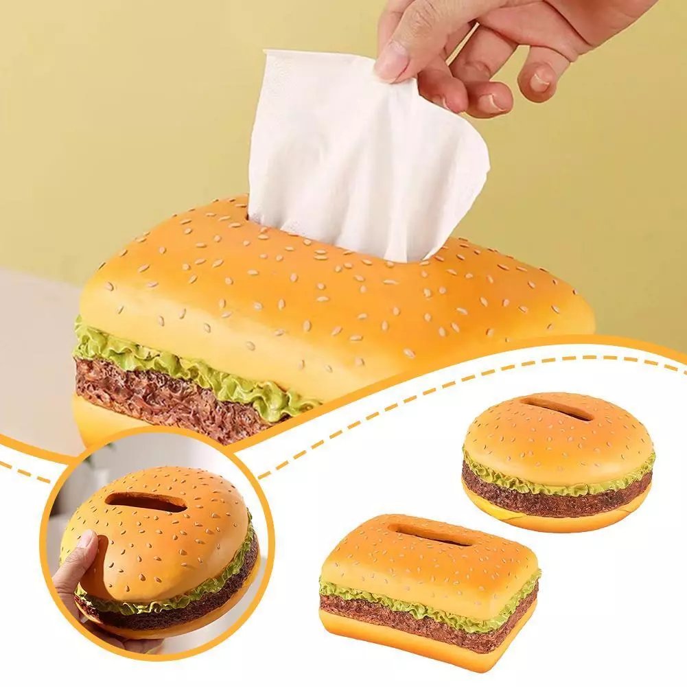 🔥Last Day Promotion - 49%OFF🔥Funny Hamburger Tissue Box