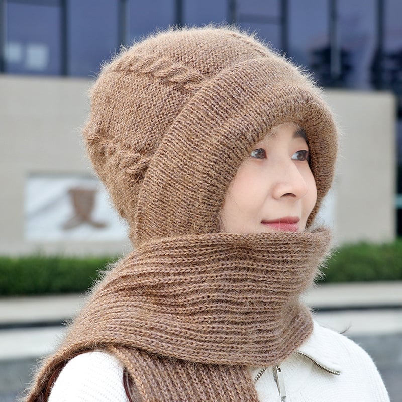 Integrated Ear Protection Windproof Cap Scarf