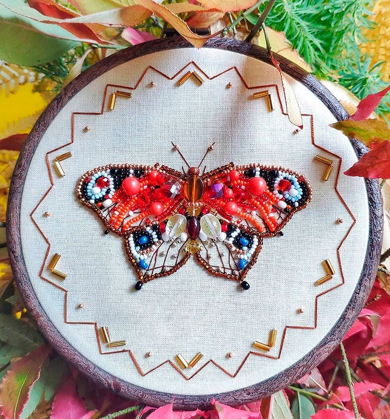 Insect Bead Embroidery DIY Craft Kit