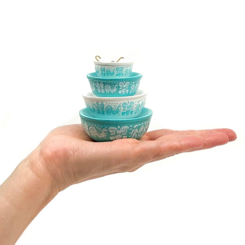 [🎅Xmas Sale 49% OFF]🎄Vintage Stack Bowl Christmas Ornament