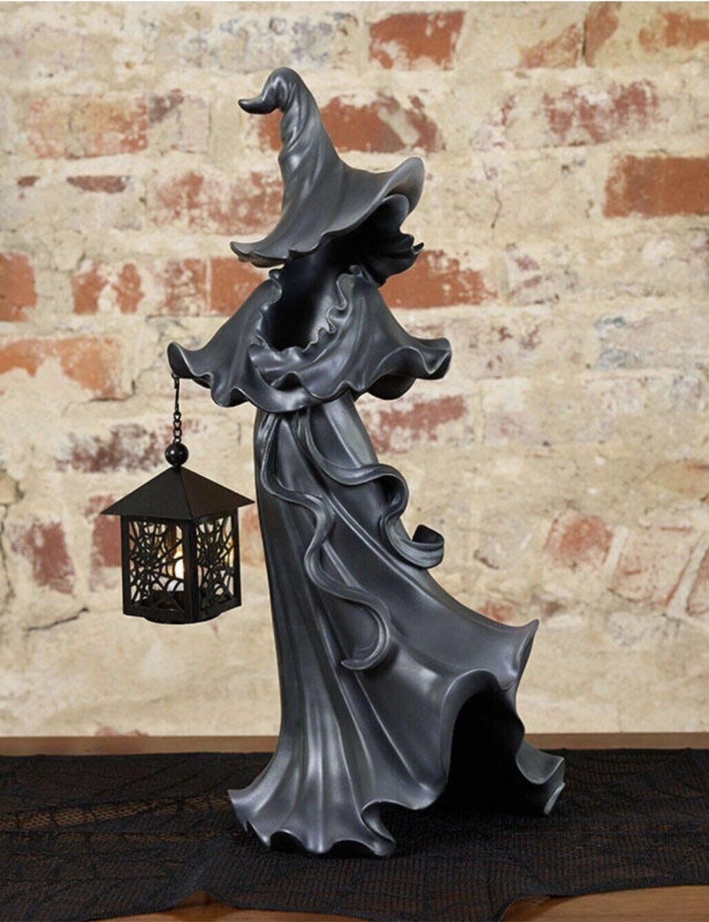 🎃Early Halloween Sale -Black Witch With Lantern