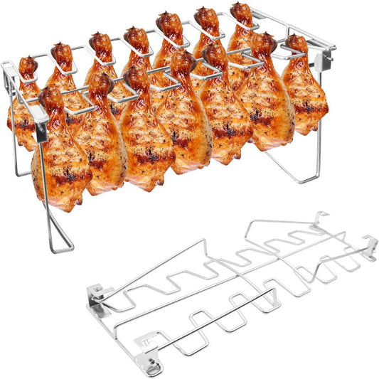 50% Off – Stainless Steel Chicken Leg Rack