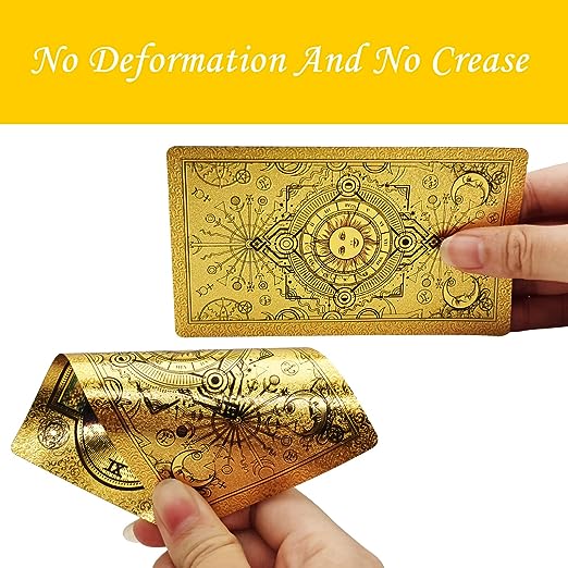 🔥Explore the Mystical World of Tarot Gold Foil Tarot (Buy 2 Free Shipping)