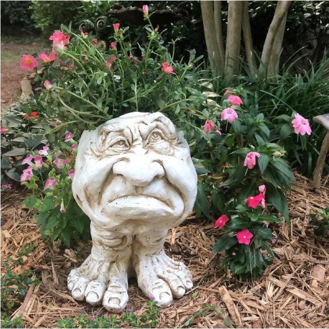 Mugglys Face Statue Planter - Happy New Year 49% OFF🎊