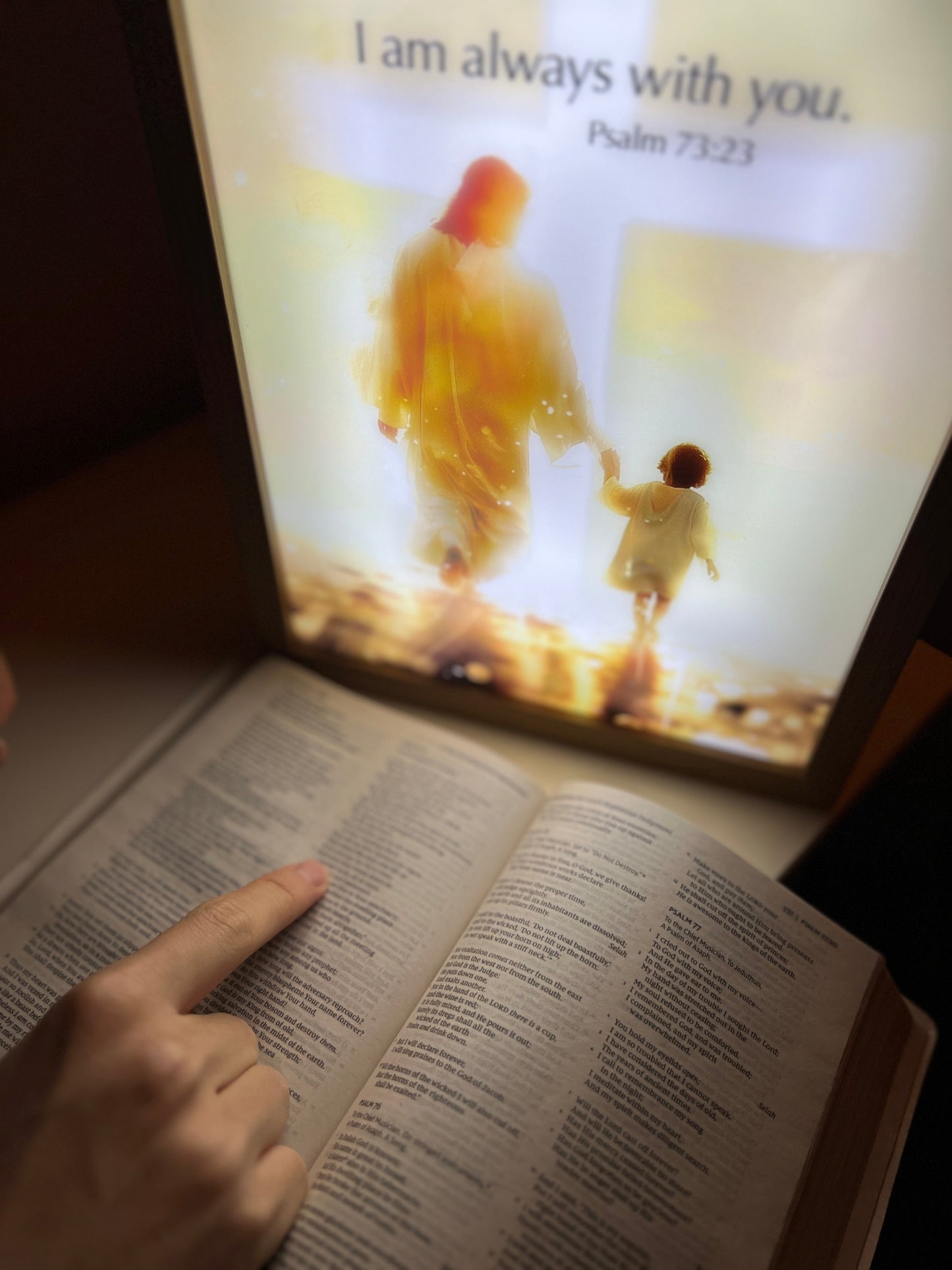 The Jesus Lamp( LED Painting Inspiring Jesus Painting Decorative Lights)